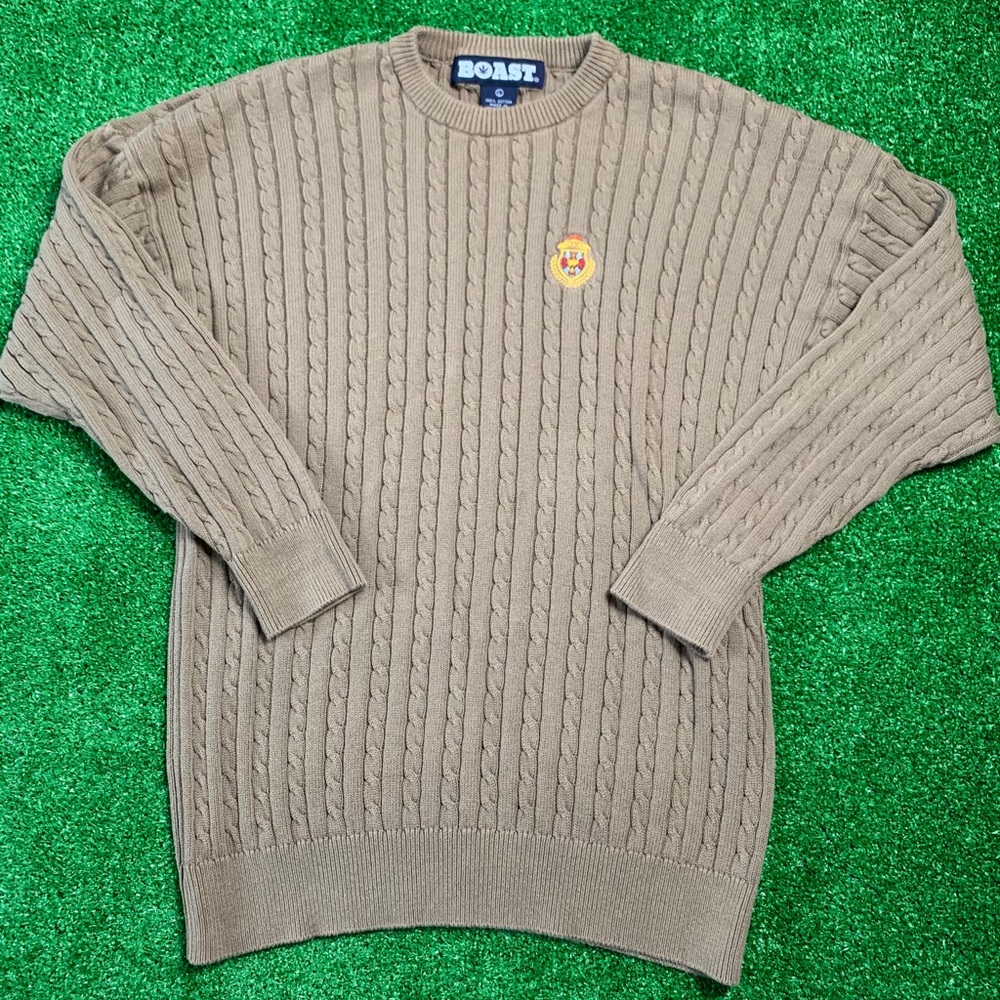 Men’s L Boast “Oaks” Cable Knit Sweater
